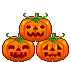 3 pumpkins